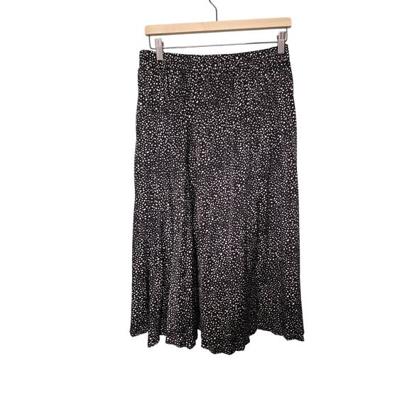 Sadie & Love Pleated Midi Skirt Size L Flowy Chic Vibes Teacher School Cute Chic - Picture 1 of 6